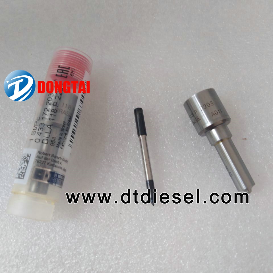 BOSCH COMMON RAIL NOZZLE DLLA118P2203 (0433172203) FOR INJECTOR 0445120236