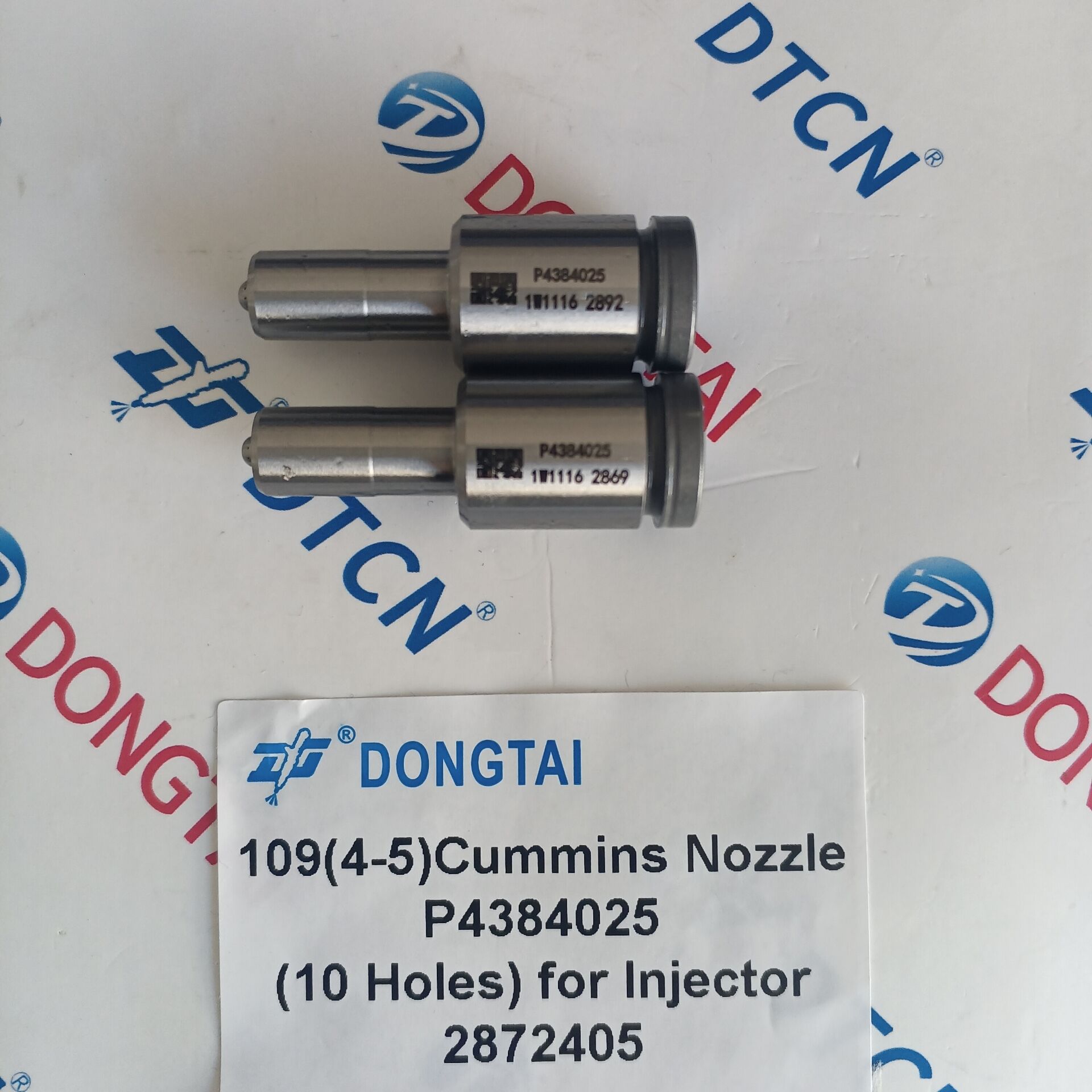 NO.109(4-5A) CUMMINS NOZZLE P4384025(10 Holes) FOR INJECTOR 2872405