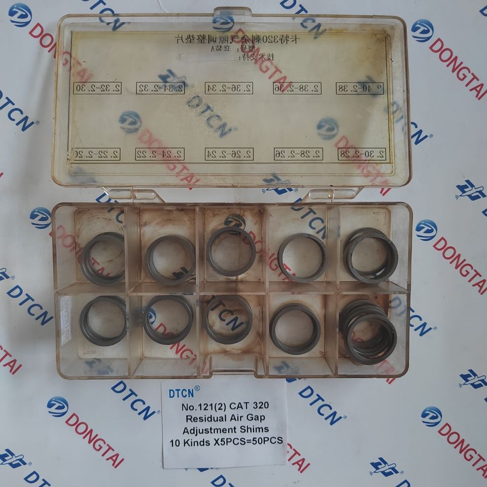 NO.121(2) CAT320 Residual Air Gap Adjustment Shims10Kinds x 5pcs=50PCS