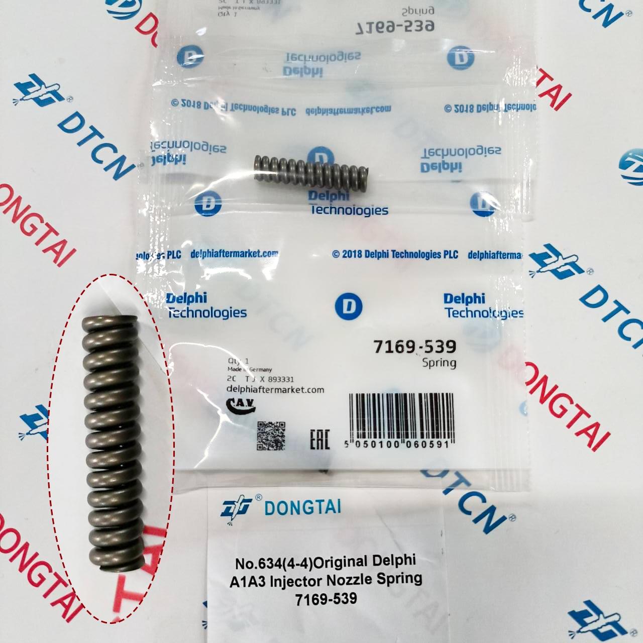 NO.634(4-4) Original Delphi A1A3 Injector Nozzle Spring 7169-539