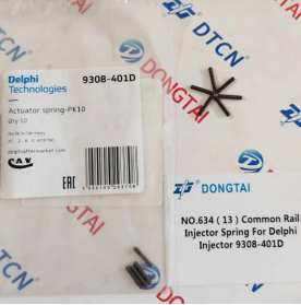 NO.634(13) Original Common  Rail Injector Actuator Spring  PK10 For Delphi Injector  9308-401D-Long Spring 