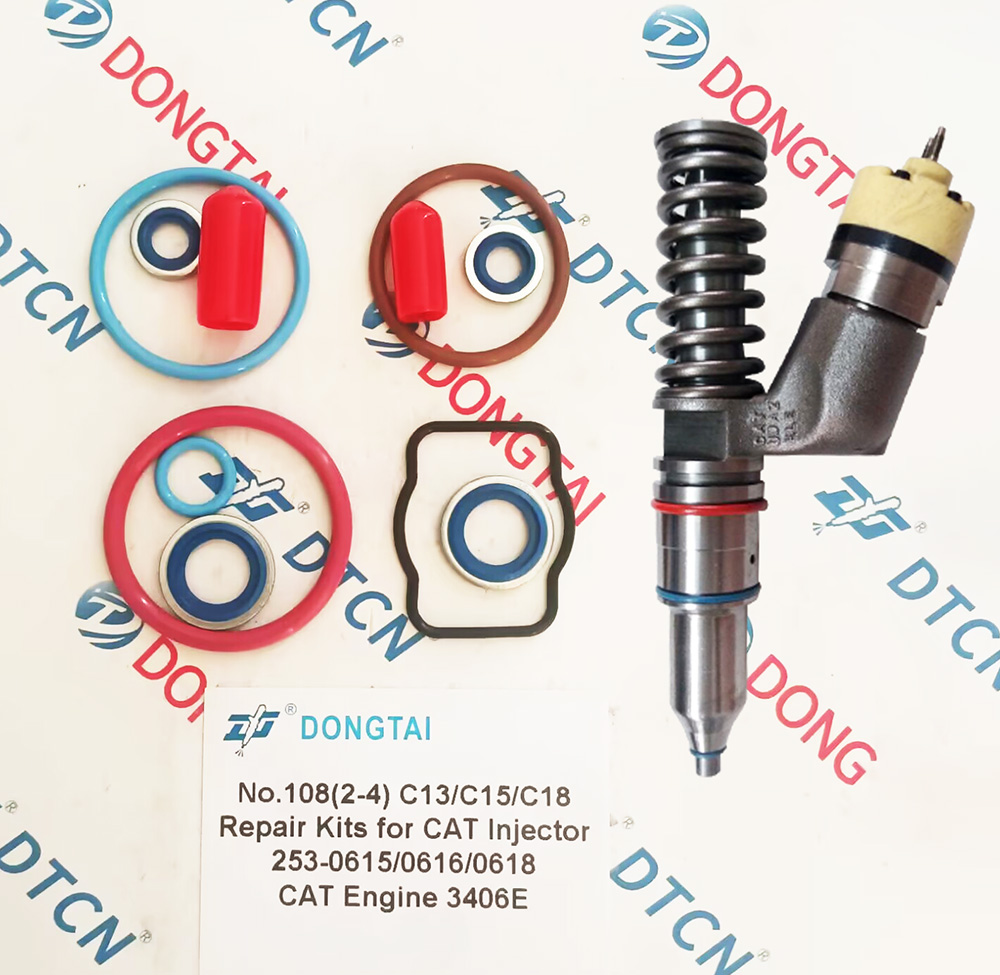 NO.108(2-3B) C13/C15/C18 Repair Kits For CAT Injector 253-0615 /0616 /0618 CAT Engine 3406E