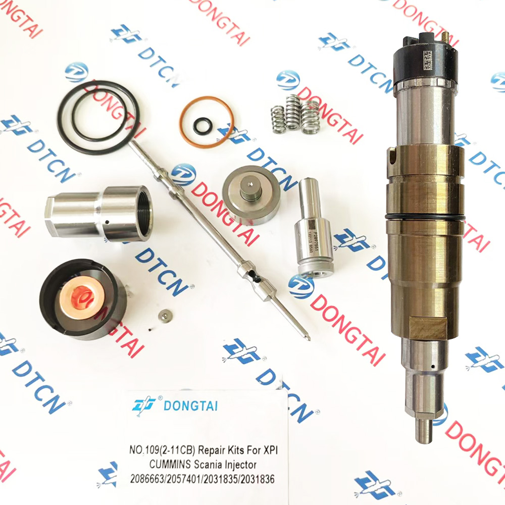 NO.109(2-11CB) Repair Kits For XPI CUMMINS Scania Injector 2086663/ 2057401/2031835/2031836