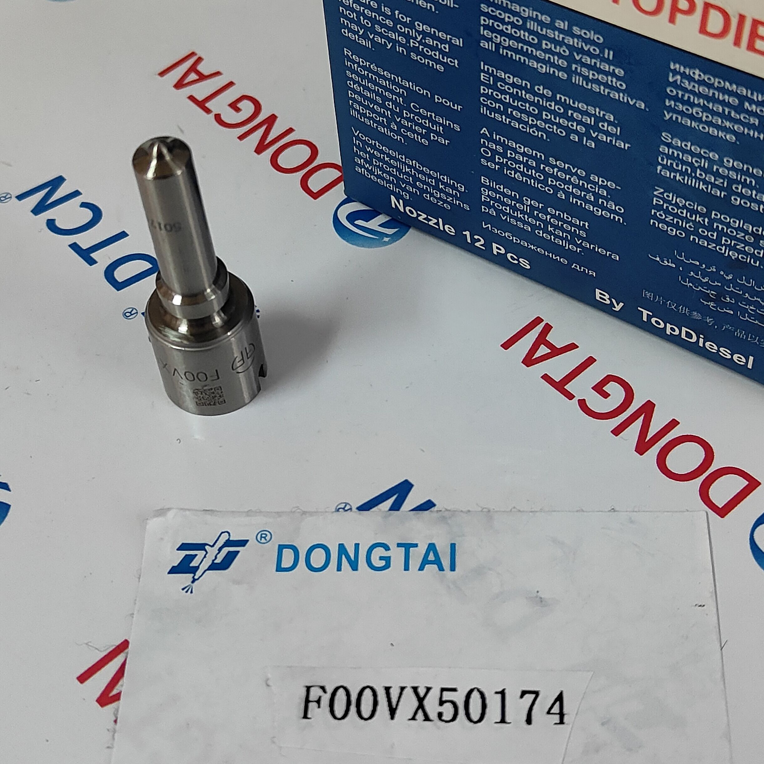 NO.590(7-4F) Topdiesel Bosch CRIN4 Common Rail Nozzle F00VX50174=F00VX50074 For Injector 0 445 120 270, 0 445 120 271, 986435598